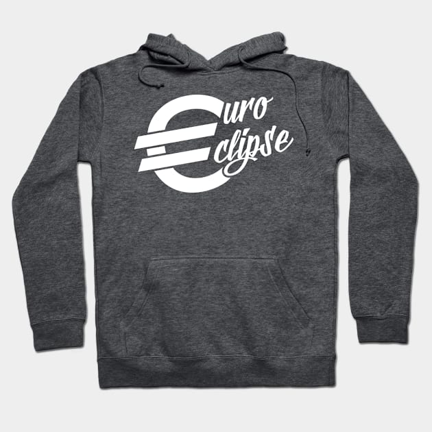 Twitch.tv/EuroEclipse White Logo Hoodie by EuroEclipse